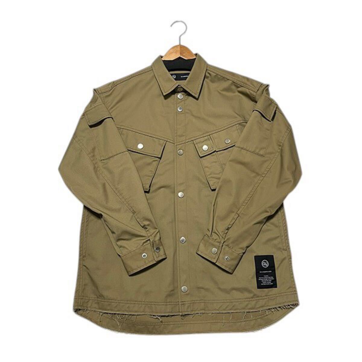 【新品】GU x UNDERCOVER コラボ ワーク シャツ ジャケット ベージュ拍卖
