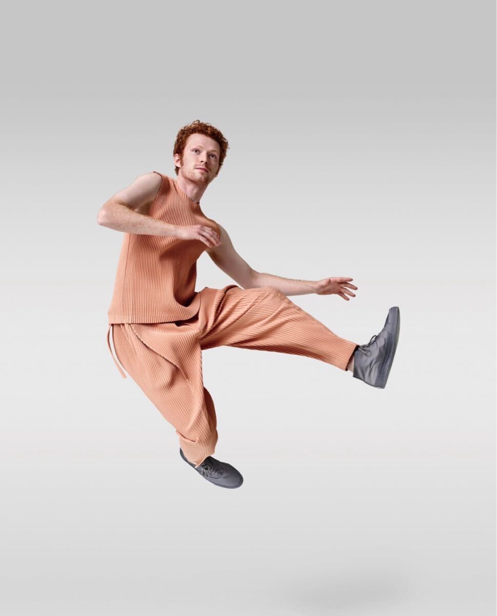 【新品+レア】HOMME PLISSE ISSEY MIYAKE プリーツ イージー パンツ ベージュ拍卖