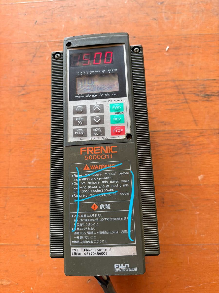 F1 FUJI INVERTER FRN0.75G11S-2 0.75KW拍卖