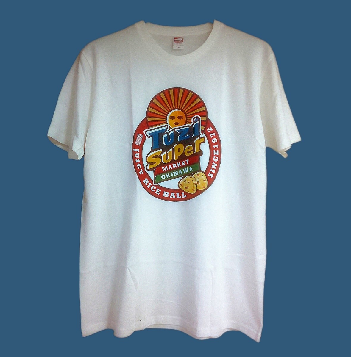 《1点のみ XL 沖縄 辻スーパー Tシャツ 太陽 白 》ローカルスーパー ユニオン オリオンビール A&W お土産拍卖