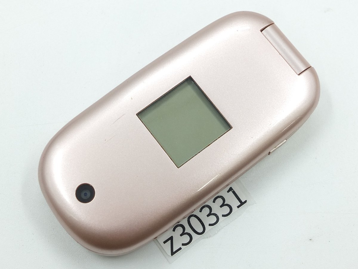 【z30331】*docomo ドコモ F-07A らくらくホン ロゼ 動作品 初期化済み 送料全国一律300円 格安スタート拍卖