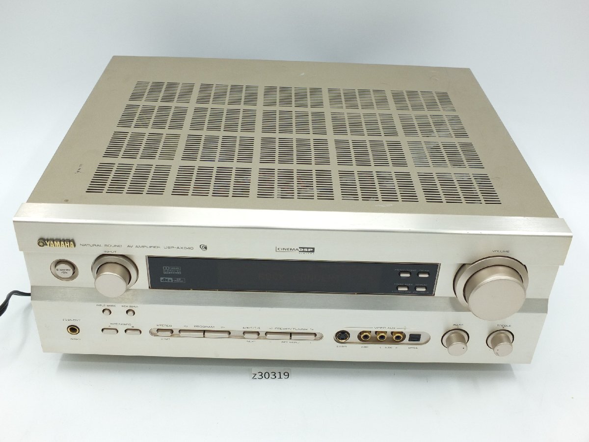 【z30319】 YAMAHA ヤマハ AVアンプ DSP-AX640 AC100V 50/60Hz 270W 通電確認済み 格安スタート拍卖