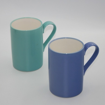 ブルー、ターコイズ スリムマグ ペア 新品拍卖