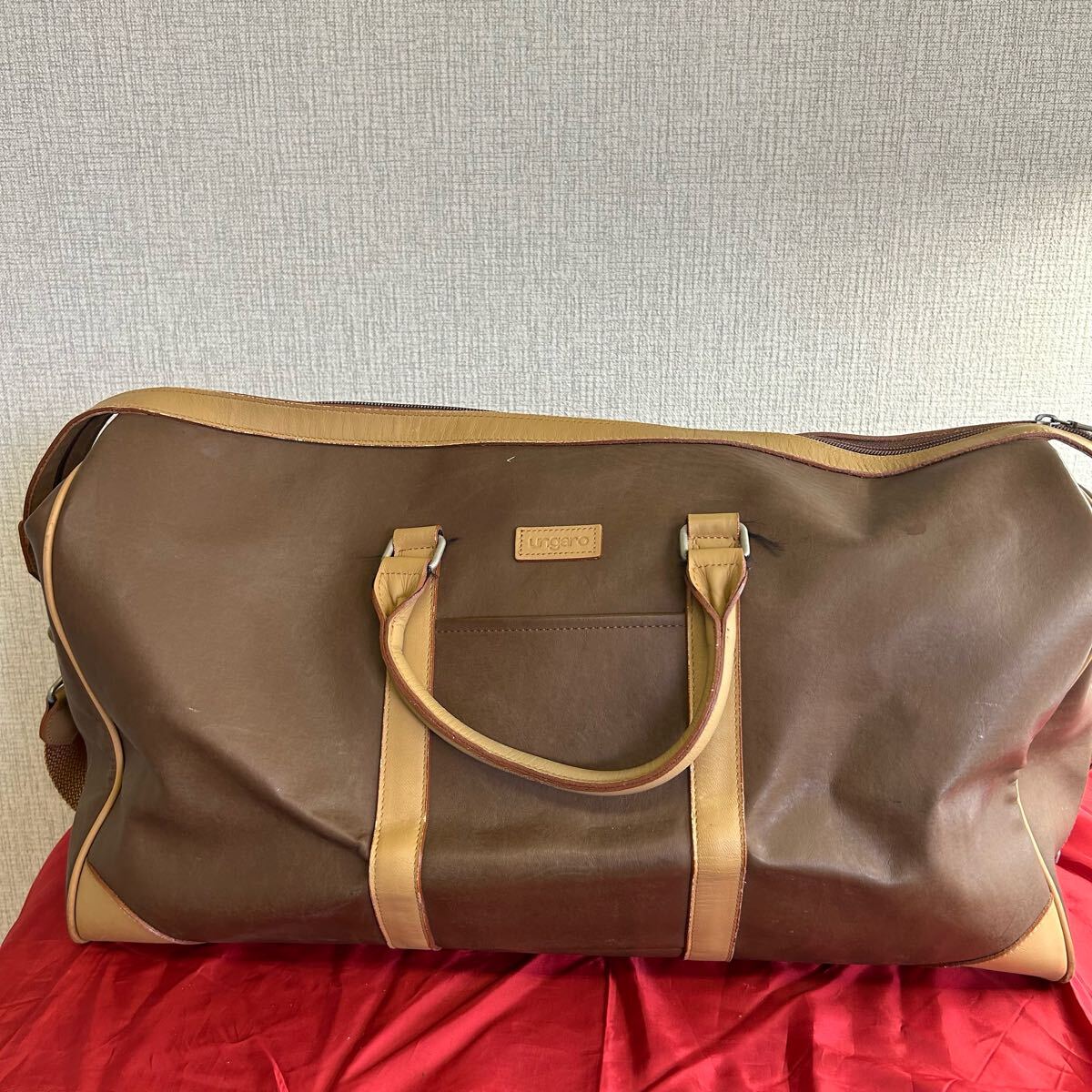 UNGARO ウンガロ ボストン ハンド バッグ 旅行 トラベル とーわや 21209拍卖