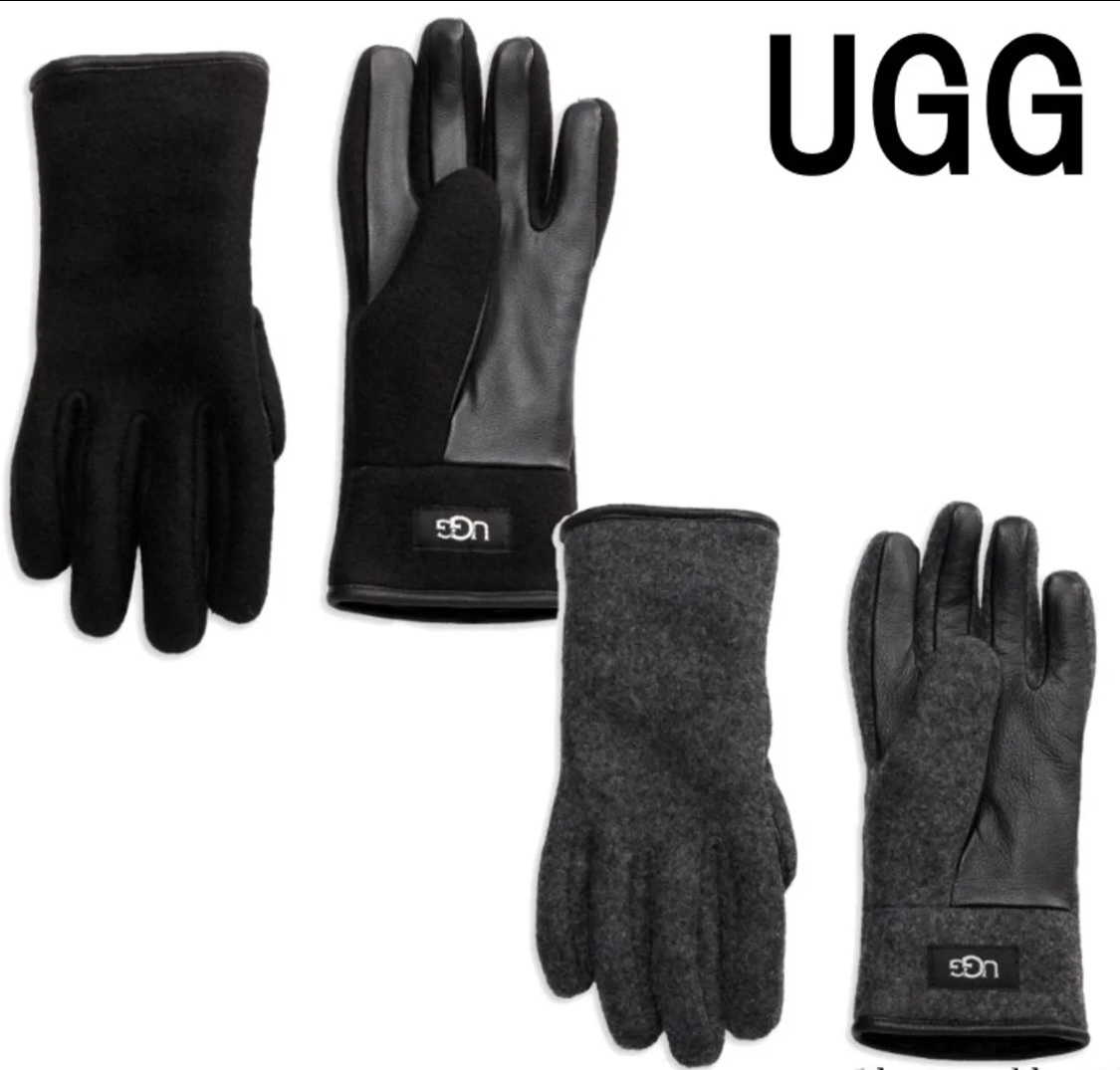 ★未使用 完売品UGG Faux Fur Lined & Wool グローブ ★拍卖