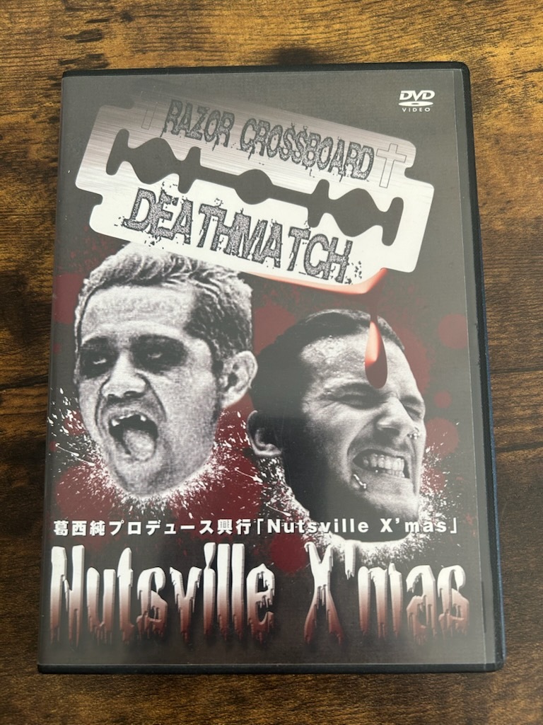 ●中古 DVD セル版 葛西純プロデュース興行 Nutsville X'mas クリスマス フリーダム BJW MASADA カミソリボードデスマッチ サイン有拍卖
