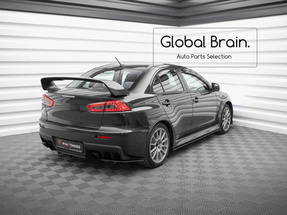 ランサー エボリューション 10 エボⅩ ランエボ リア サイド スプリッタ― レーシング / リア スパッツ スポイラー バンパー バランス拍卖