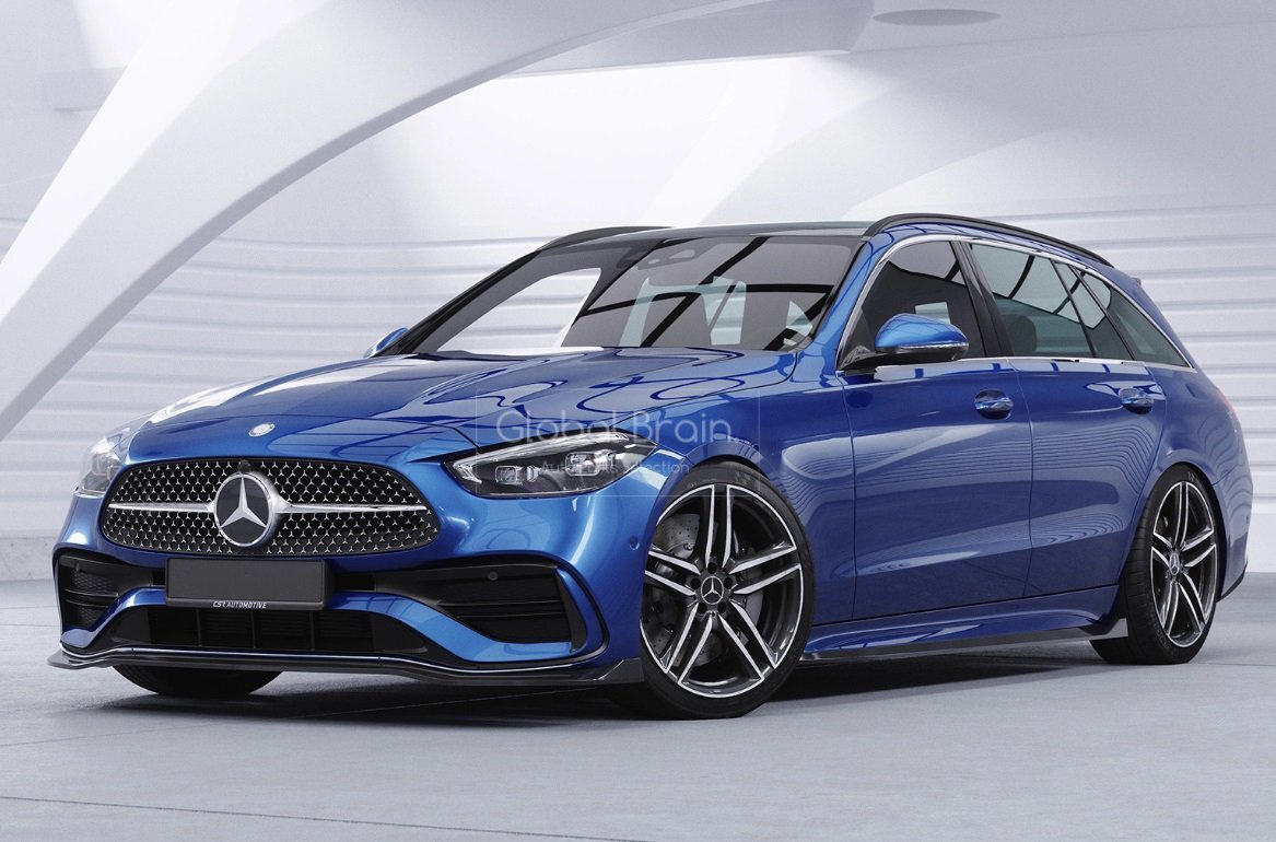 メルセデスベンツ W206 S206 AMGライン フロント リップ スポイラー / スプリッタ― アンダー ディフューザー エプロン スカート拍卖