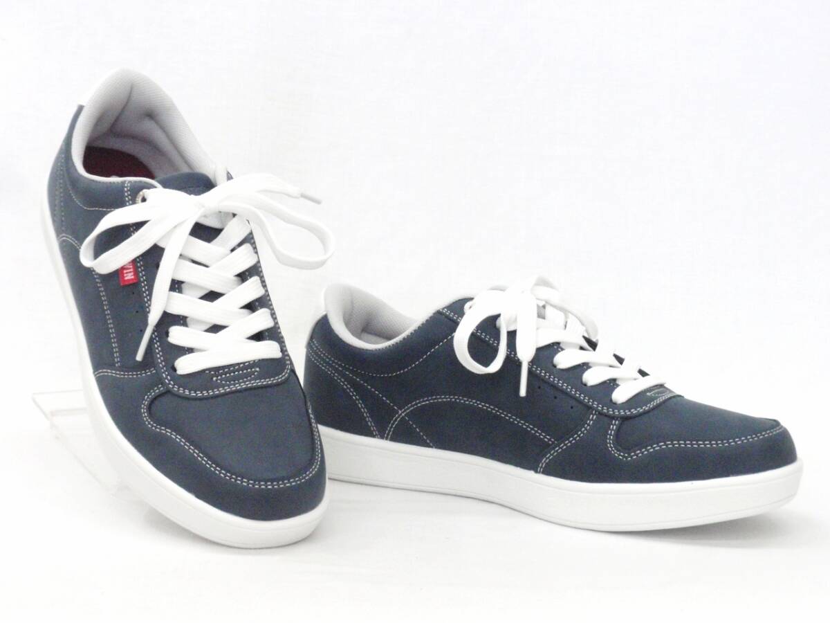 メンズ エドウィン EDWIN EDW 7055 ネイビー 26.0cm カジュアルスニーカー 軽量拍卖