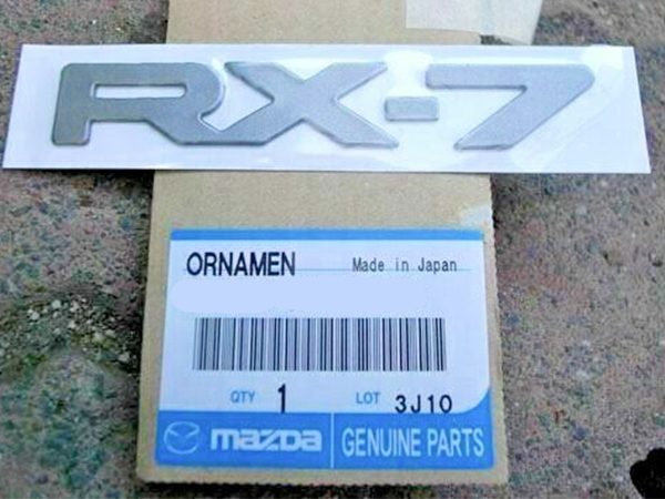 マツダ 純正 RX-7 エンブレム FD3S リヤー カーネーム オーナメント MAZDA RX7 rx7 rx7 検 ホイール マフラー ヘッドライト 後期 タイヤ拍卖