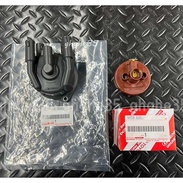 トヨタ 純正 MR2 SW20 デスビ キャップ ローター ディストリビューター 3S-GTE 3型 ターボ 用 検索 mr2 sw20 エンジン バンパー マフラー拍卖