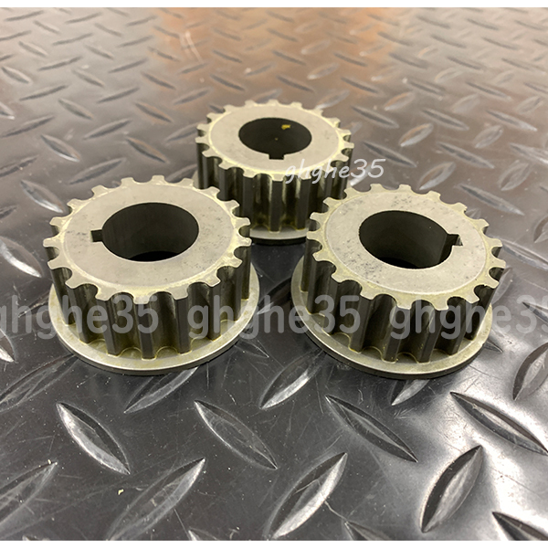 トヨタ 純正 トレノ タイミング プーリー レビン クランクシャフト ギヤ 3セット 検 AE86 ae 86 エンブレム レストア エンジン シート拍卖