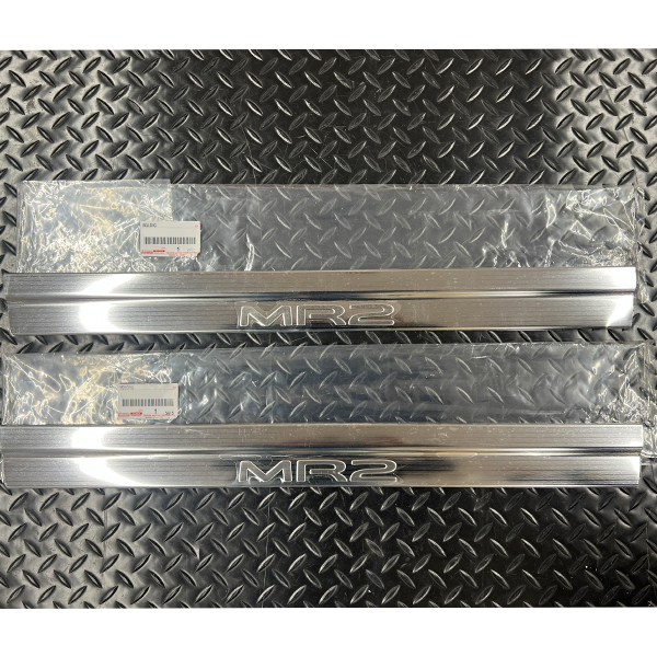 トヨタ 純正 MR2 SW20 用 ドア スカッフ プレート オーナメント 左右 セット 検 mr2 sw20 ホイール マフラー シート サイド フロント リア拍卖