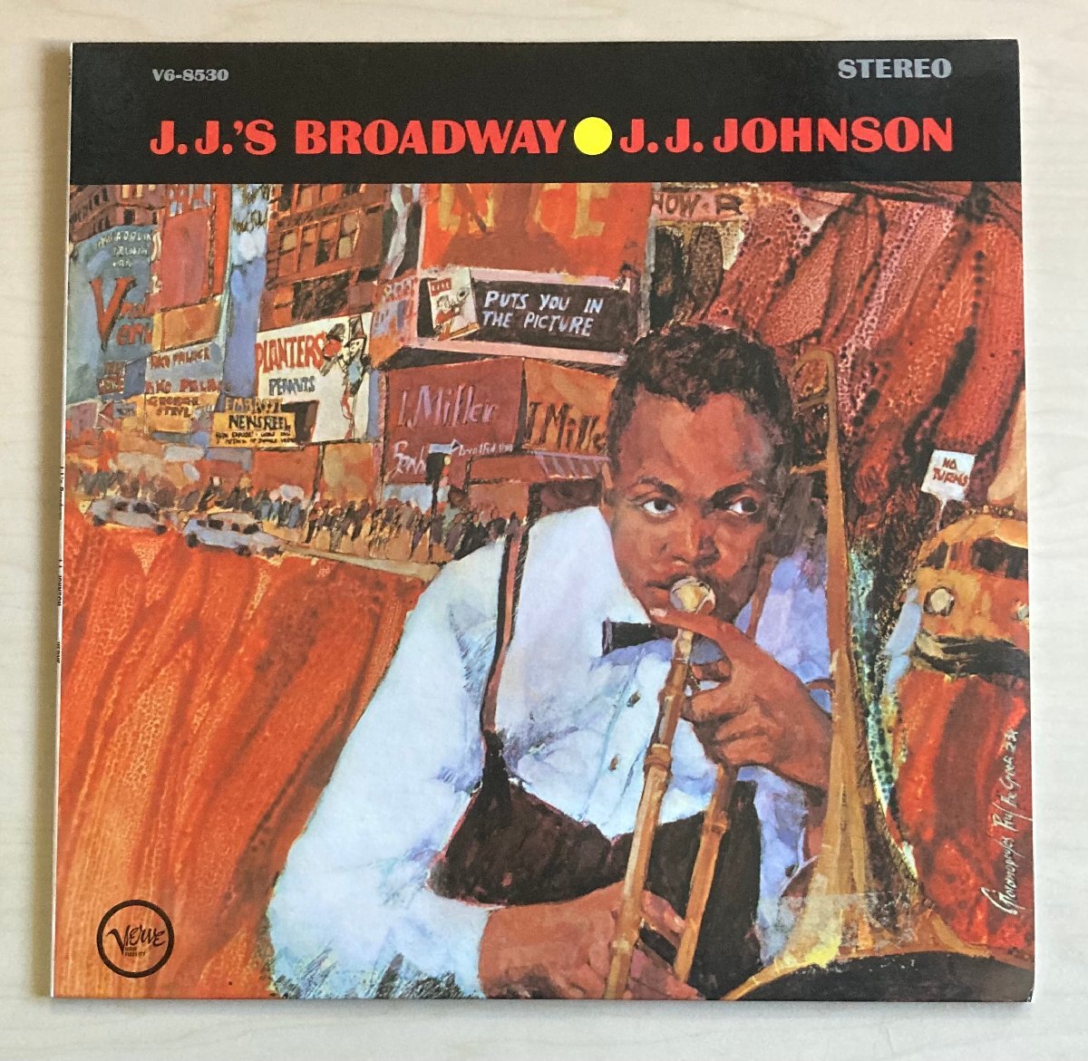 LPA24774 J.J. ジョンソン J.J. JOHNSON / J.J.'S ブロードウェイ 国内盤LP 盤良好 VERVE拍卖