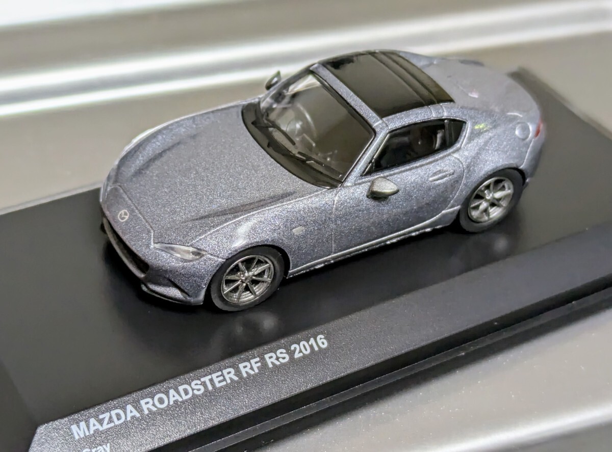 KYOSHO 京商 ロードスターRF ND 1/64 ミニカー グレーメタリック拍卖