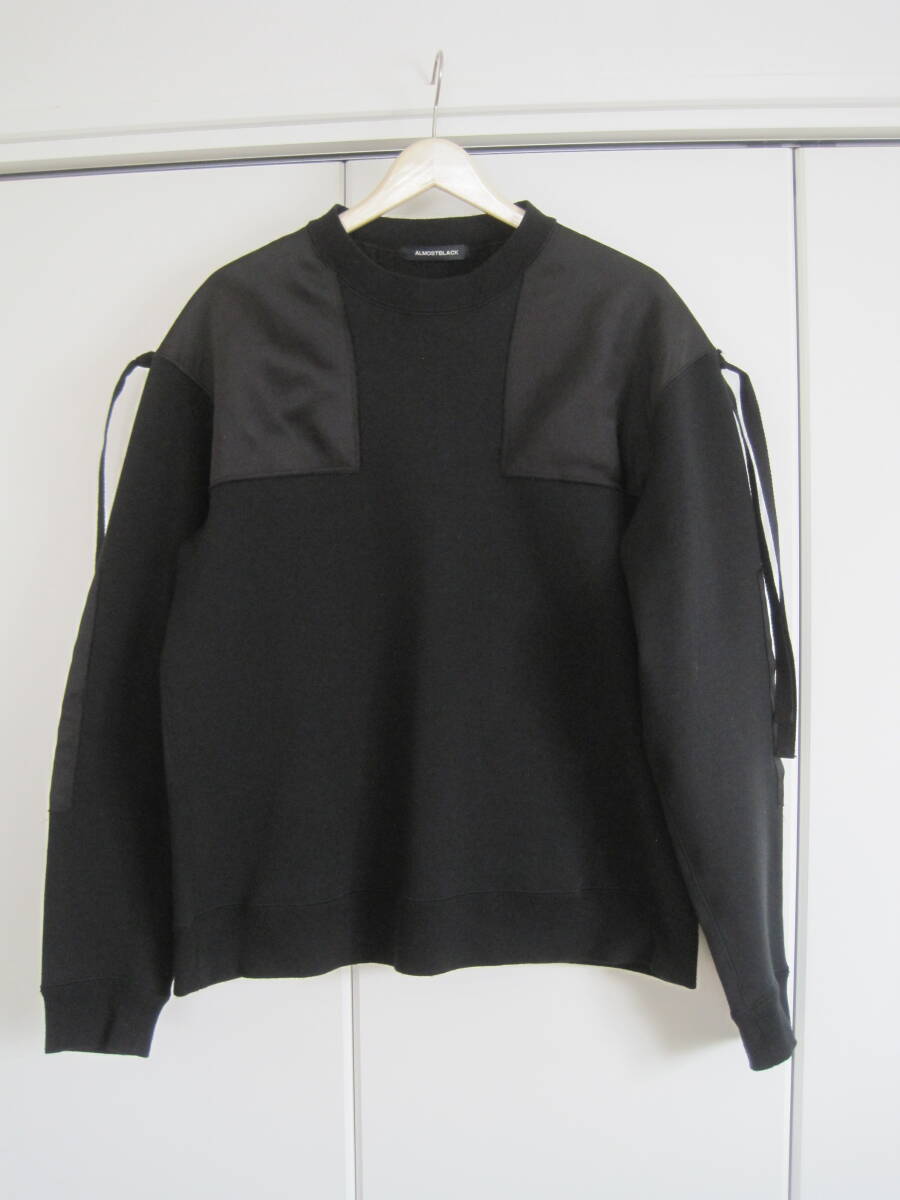 日本製 ALMOSTBLACK オールモストブラック ビックシルエットスウェット ミリタリー 1拍卖