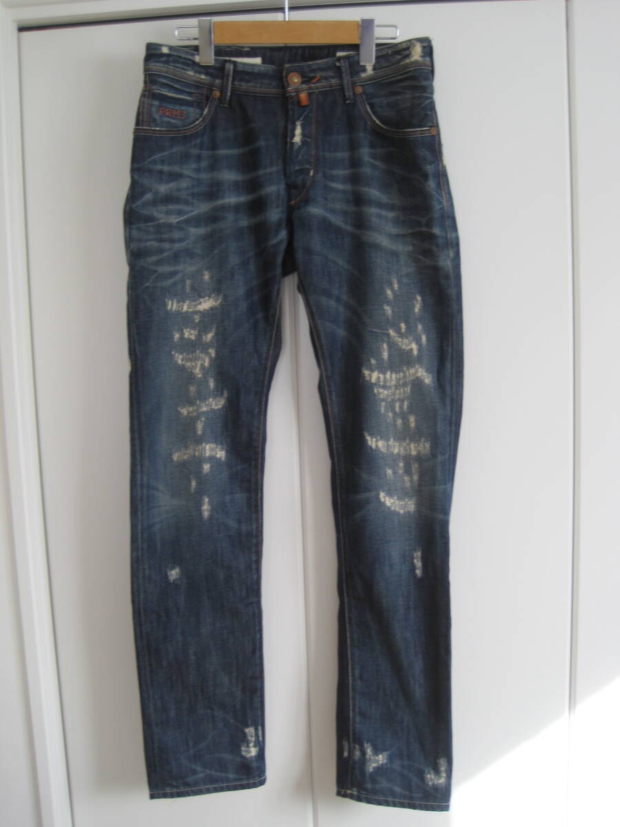 JACOB COHEN ヤコブコーエン PRMJ Nick プレミアム ダメージデニム ジーンズ W31L34拍卖