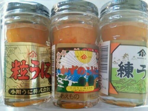 小川うに 3種セット 粒うに 練りうに うに和えもの拍卖