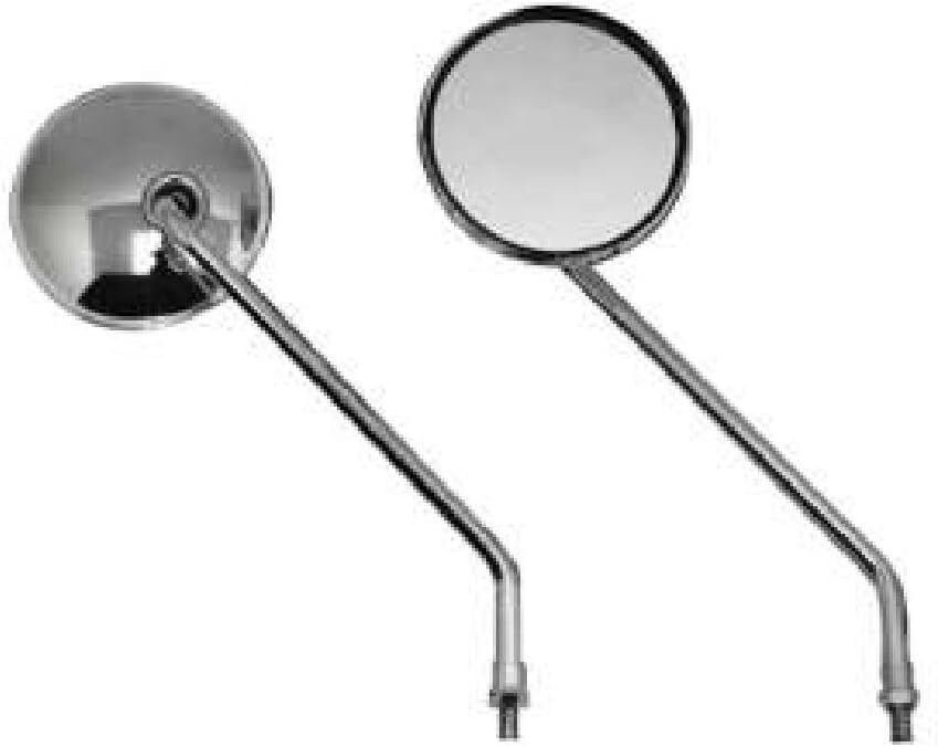 NBS バイクパーツセンター(Bike Parts Center) バイクミラー メッキミラー 左/右セット 8mm ヤマハ ビー拍卖