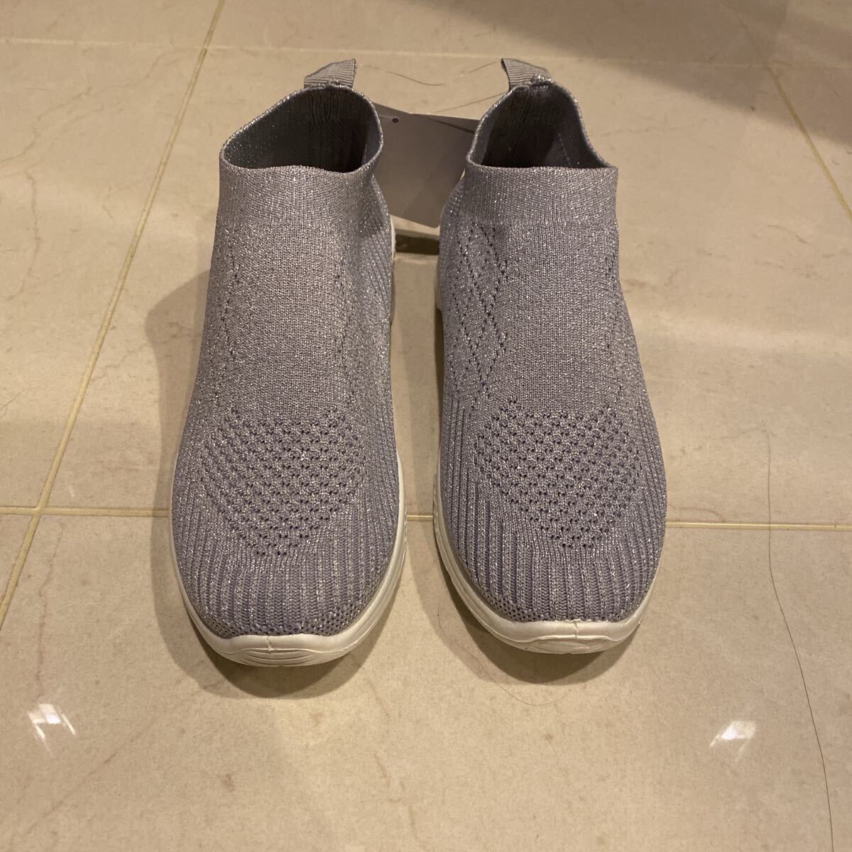 新品/未使用/スニーカー/やわらかクッション/低反発/L 24cm拍卖