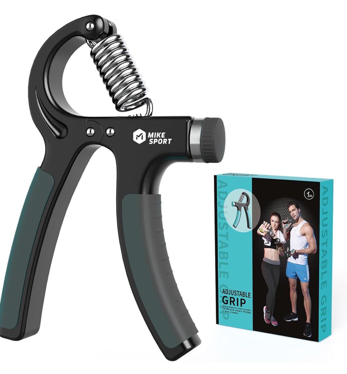 ハンドグリップ 握力 トレーニング 10-40kg 負荷調整可能 握力グリッパー ストレス解消 リハビリ器具 男女兼用拍卖