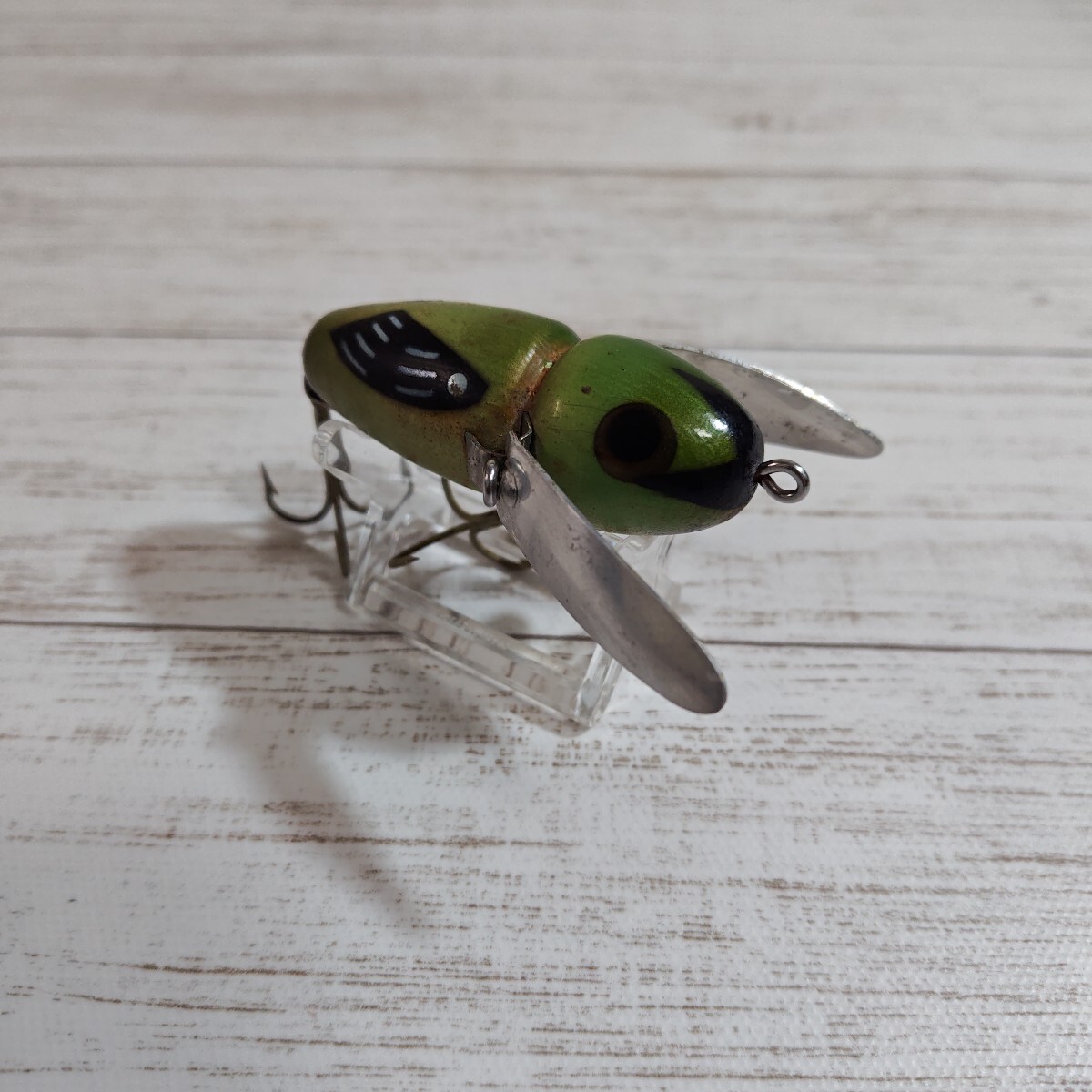 ヘドン ウッド クレイジークローラー【HEDDON】ドナリーウイング 2ピースリグ GW レア!拍卖