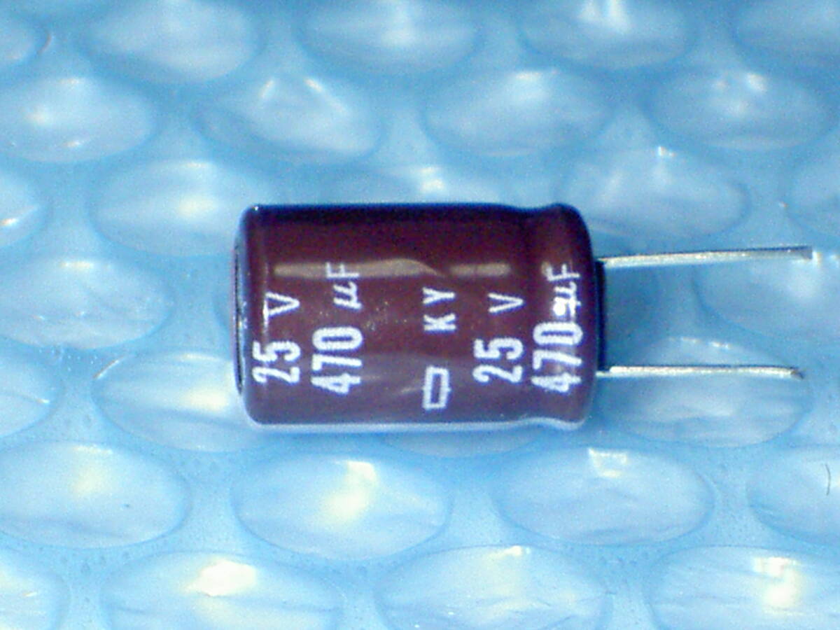 電解コンデンサー 25V 470μF 105℃ ニチコン 【1セット3個】拍卖
