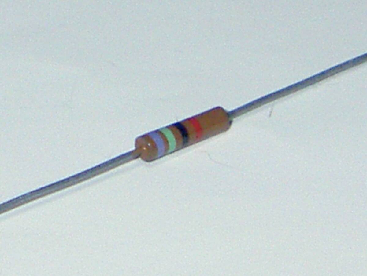 1/2w ソリッド抵抗 75Ω 【1セット10本】拍卖