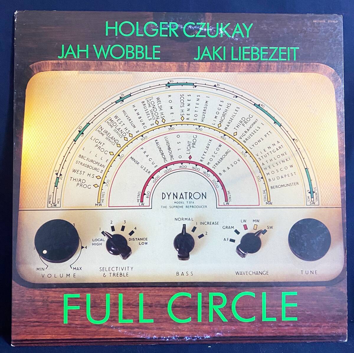 ホルガー・シューカイ(Holger Czukay) 国内盤 LPレコード『舟海/Full Circle』AW-25026 カンCAN クラウトロック●クリーニング、再生確認済拍卖