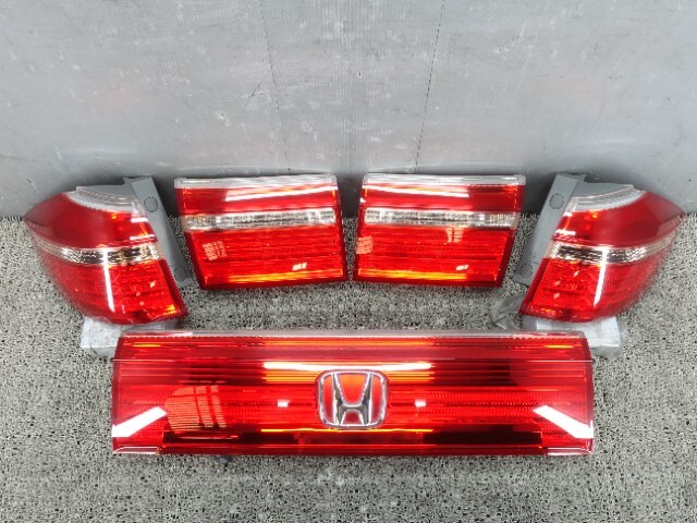 8632 ホンダ エリシオン プレステージ RR1 テールランプ テール/フィニッシャー/ガーニッシュ5点セット D046拍卖