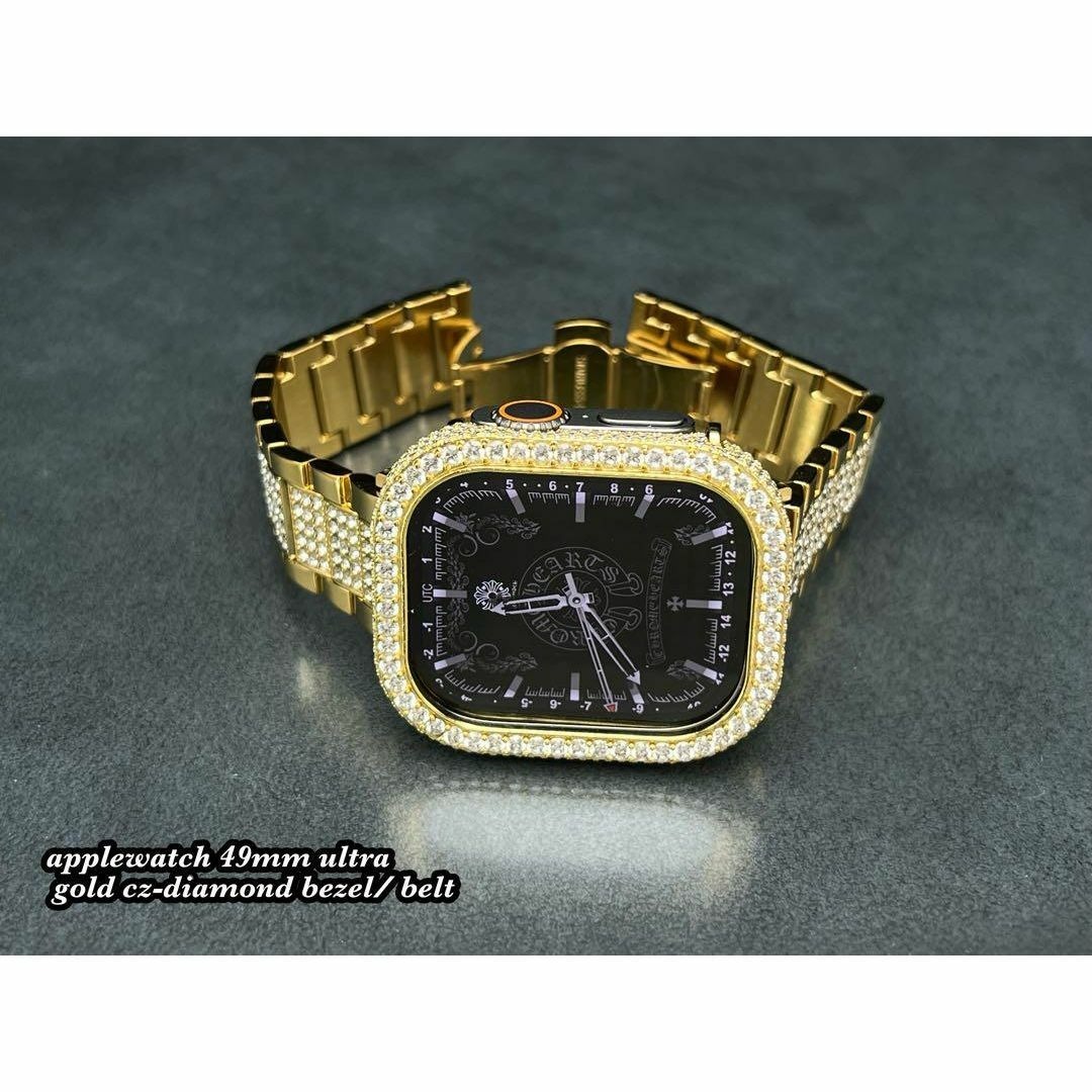 アップルウォッチ 49mm ウルトラ czベゼル ベルト applewatch拍卖