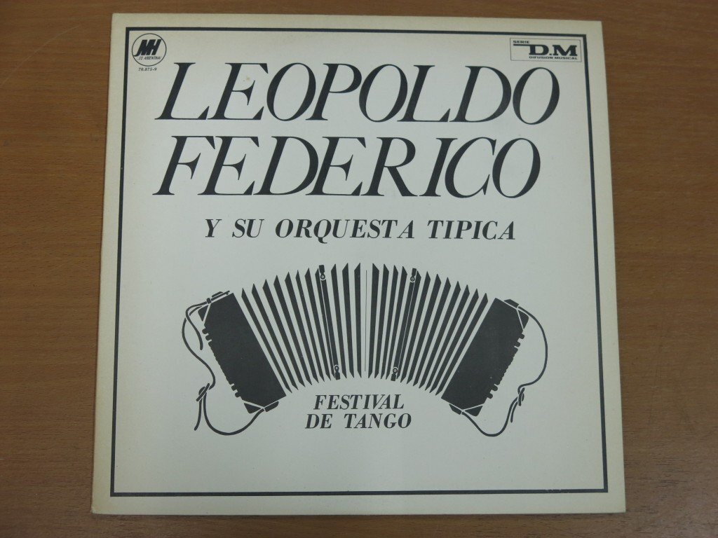 LP LEOPOLDO FEDERICO Y SU ORQUESTA TIPICA FESTIVAL DE TANGO 70.875-9 輸入盤 中古品 (レコード レオポルド・フェデリコ)拍卖