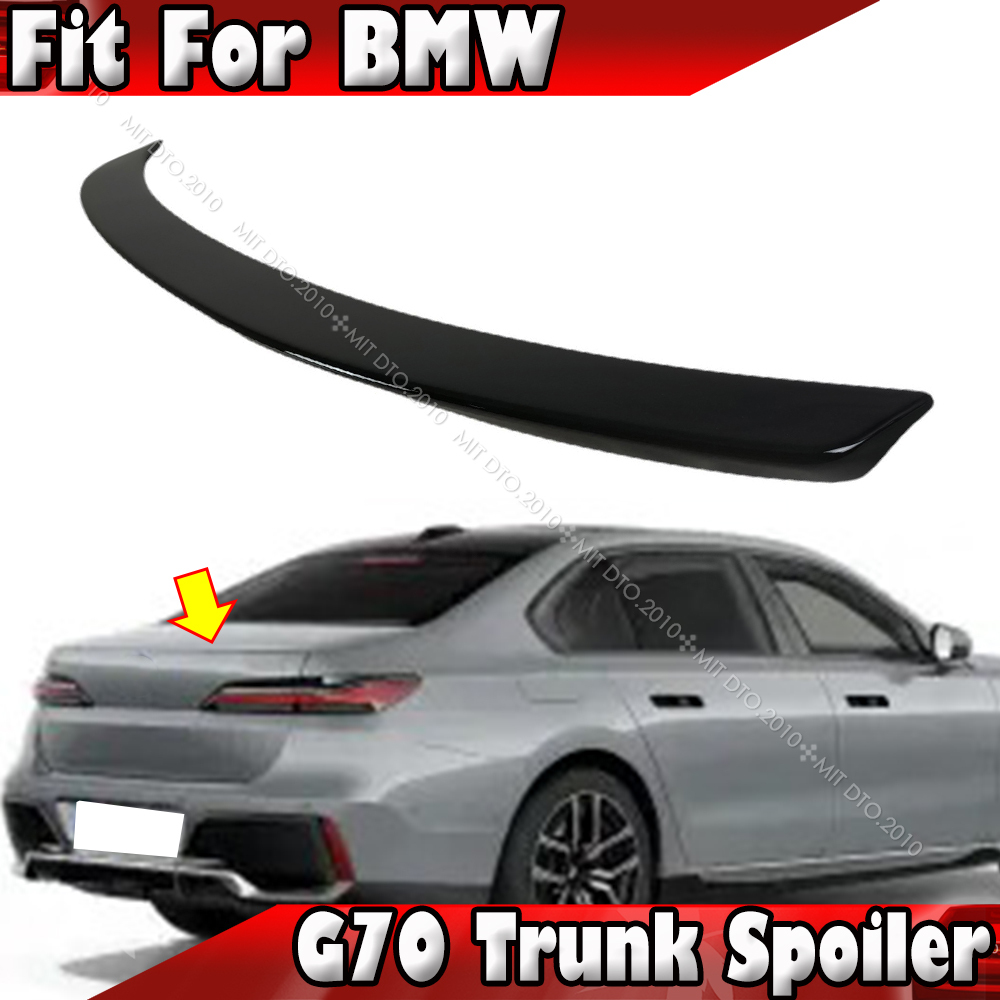 塗装込み 2023+ BMW G70 i7 7シリーズ セダン リアトランクスポイラー ウィング D TYPE ABSの材質 各純正色対応拍卖