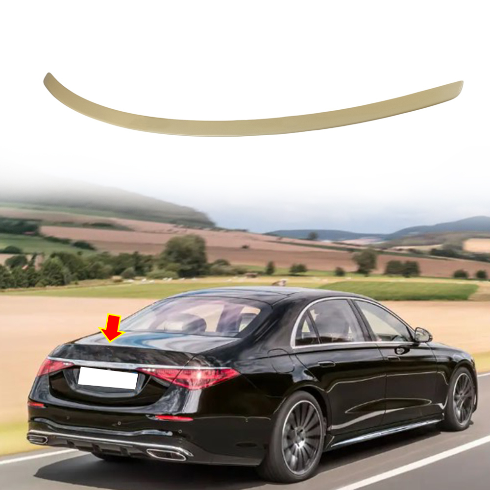 *在庫有即発送* 2021-2025 Benz S-Class W223 セダン エアロ 未塗装の素地 リアスポイラー トランクスポイラー AMG TYPE ABSの材質拍卖