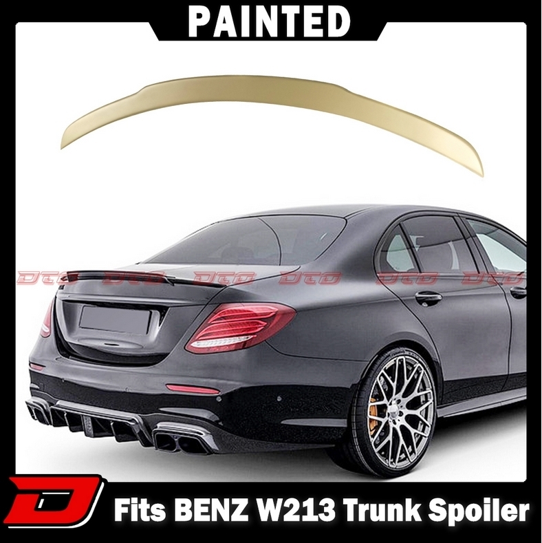塗装込み 2017-2023 ベンツ Eクラス W213 セダン リアトランクスポイラー B TYPE FRPの材質 各純正色対応拍卖