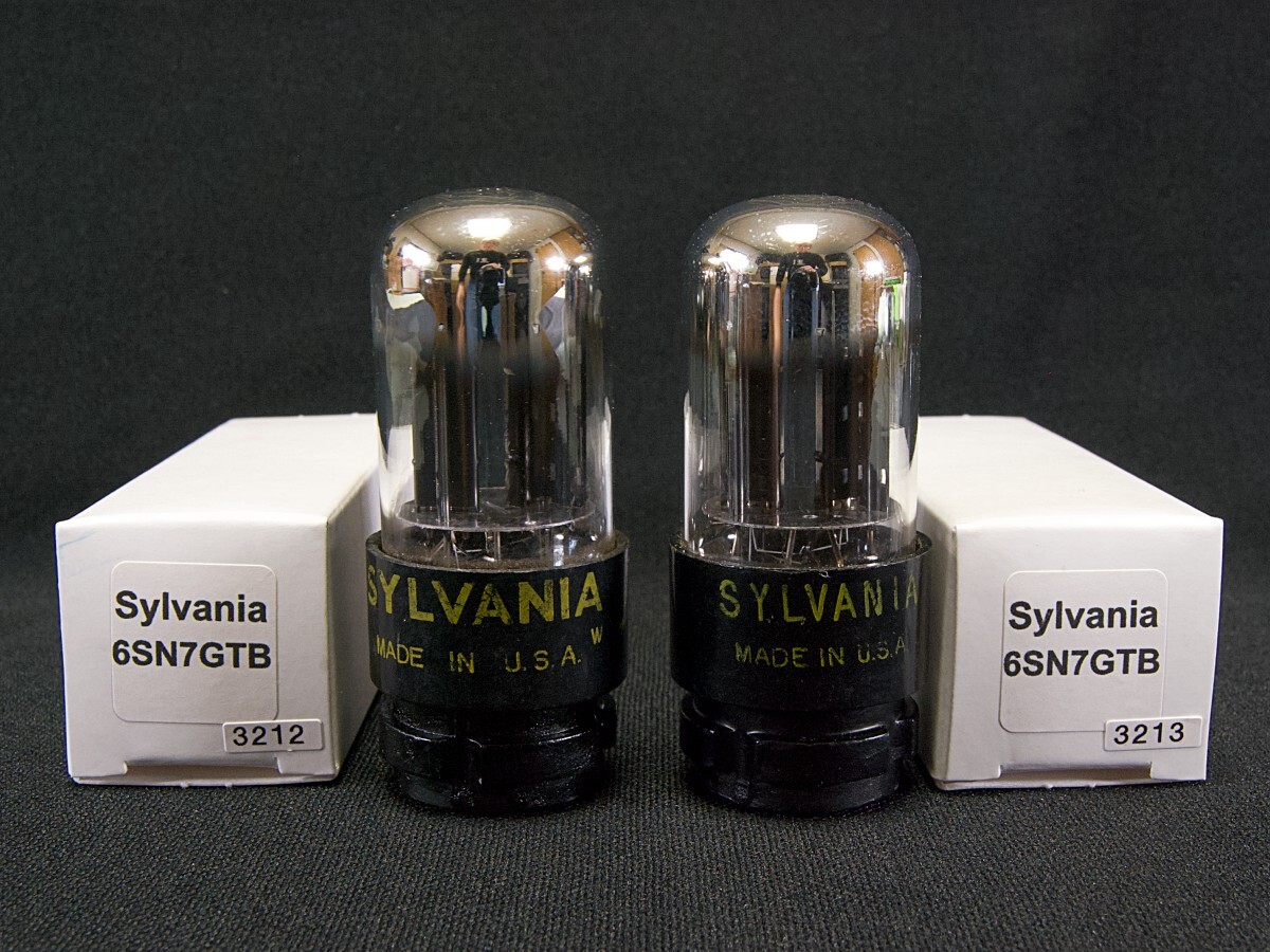 ♪♪Sylvania 6SN7GTB NOS品ペア #3212、米シルバニア♪♪拍卖