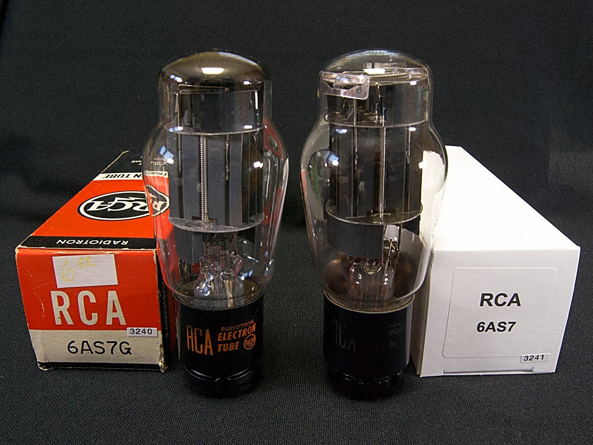 ♪♪RCA 6AS7 出力管 NOS品ペア #3240、RCAビンテージ♪♪拍卖