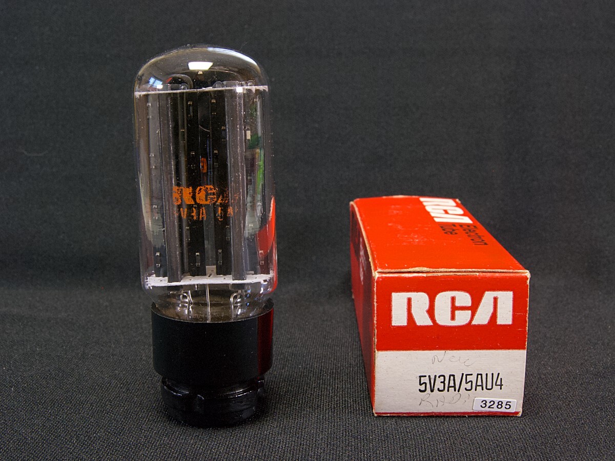 ♪♪RCA 5V3A/5AU4 整流管 NOS品 #3285、RCAビンテージ 5U4♪♪拍卖