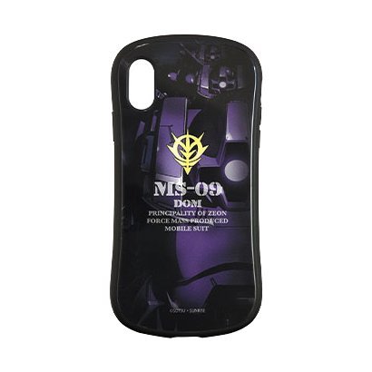 iPhone XR ガンダム ドム スマホケース 新品 グルマンディーズ iphone ケース GD-89D ハイブリド ガラスケース iPhone XR ドム 激安拍卖