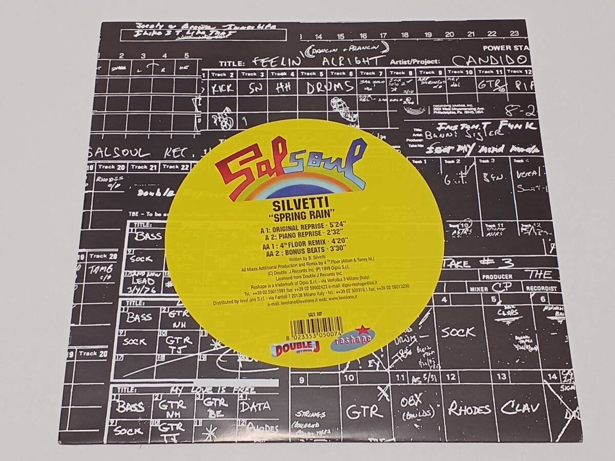 SILVETTI SPRING RAIN 12インチ レコード 中古 良品 SALSOUL サルソウル拍卖