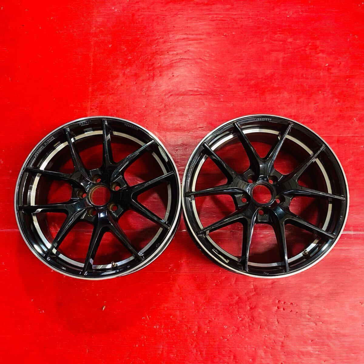 ADVANTI RACING サイズ 18×7.5J PCD108 H5 OFF +48 ハブ径約63mm 傷汚れあり 2本セット拍卖