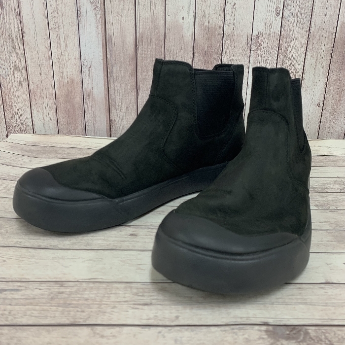 キーン KEEN チェルシーブーツ サイドゴア ヌバック レザー ブラック 黒 25.5cm拍卖