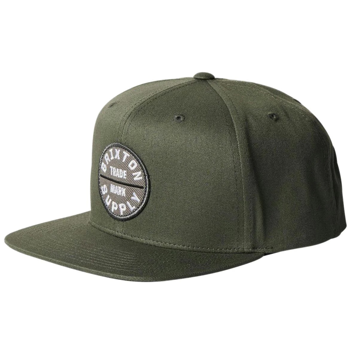 Brixton Oath III Snapback Hat Cap Dark Vetiver キャップ拍卖