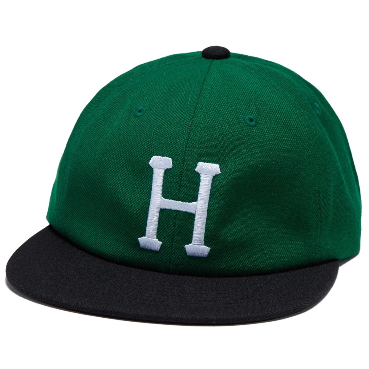 HUF Set Classic H 6 Panel Hat Cap Green キャップ拍卖