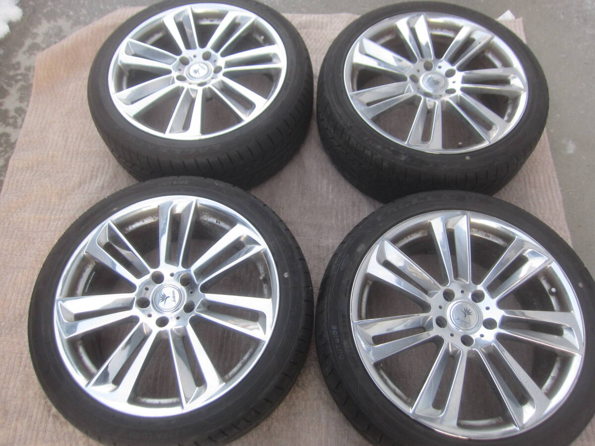 ③ weds kranze glossa グロッサ 245 40R19インチ 2023年 4本 アルファード ヴェルファイア拍卖