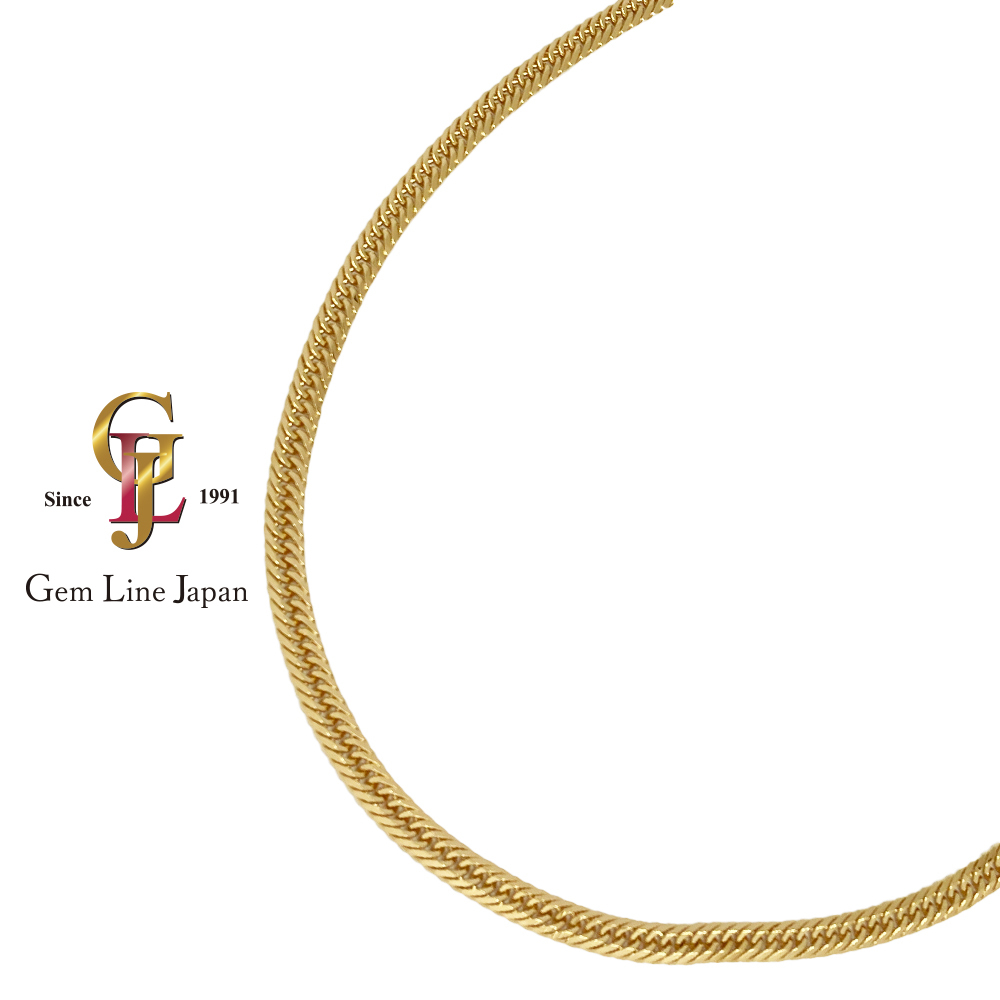 K18 8面 トリプル 喜平 ネックレス 30.24g 50cm拍卖