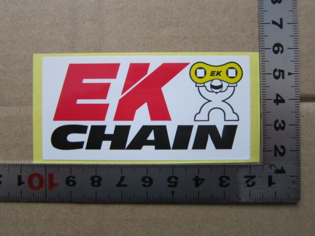 ステッカー EK EKチェーン 江沼チエン製作所 サイズ:41x82mm ②拍卖