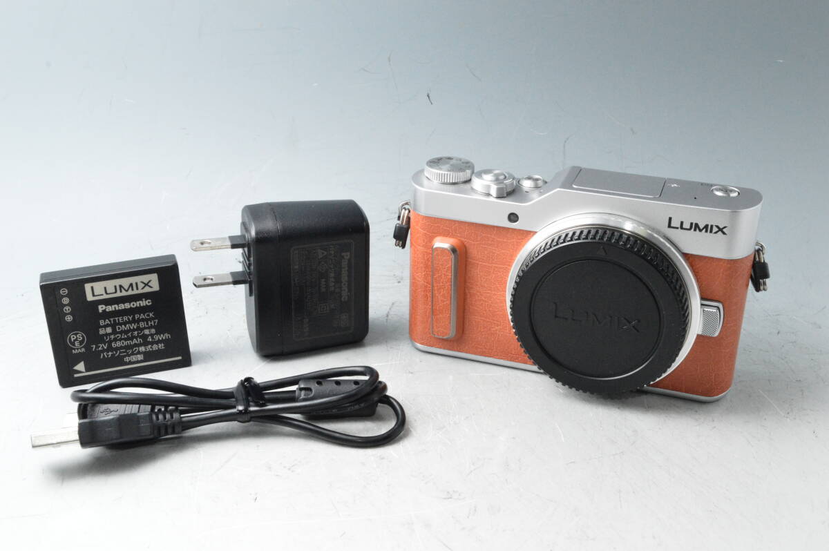 #a2137【美品】 Panasonic パナソニック LUMIX DC-GF10 ボディ オレンジ拍卖