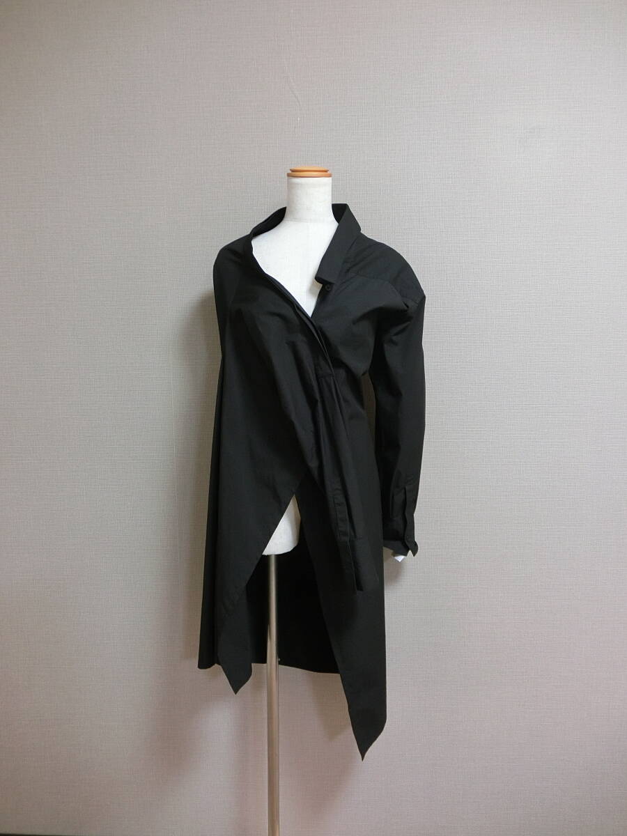 未使用 イタリア製 EMILIO PUCCI エミリオプッチ 変形 デザイン シャツ ジャケット ブラック 40拍卖