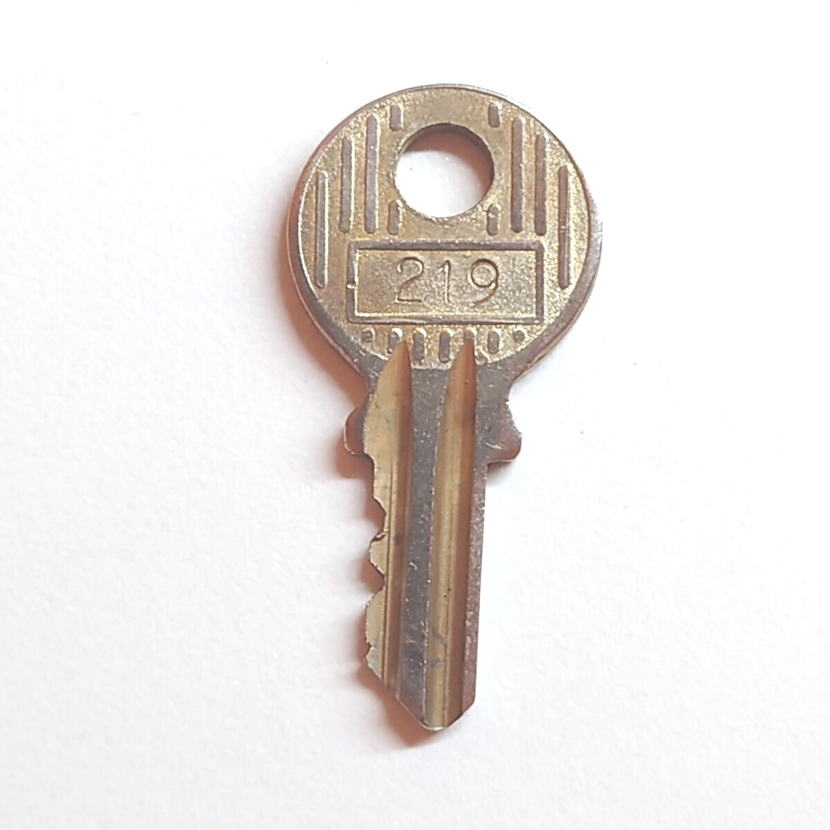 【送料85円】219キー LOUIS VUITTON ルイヴィトン 南京錠 カギ ロック カデナ パドロック バトロック 鍵 解錠 開封 純正 金 ゴールド拍卖